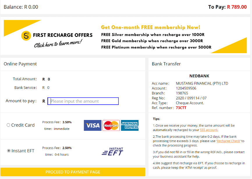 Tutorial - Checkout - Pay&Recharge