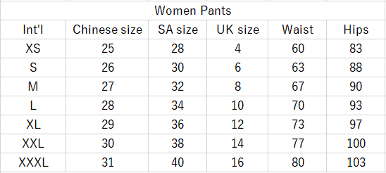 Size Guide - ShopShipShake