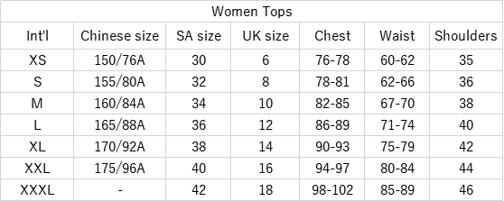 Size Guide - ShopShipShake